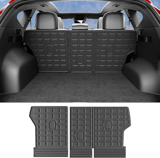 Xipoo Cargo Liner Compatible with 2022-2026 Tucson Backrest Mat TPE Material Trunk Mat (NO Hybrid) Cargo Liner Replacement for 2022 2023 2024 2025 2026 Tucson Accessories (Backrest Mat)