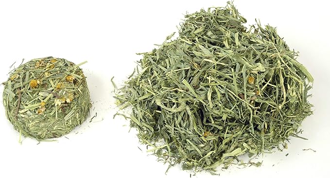 Oxbow Harvest Stacks, Western Timothy Hay with Chamomile, Guinea Pig Hay, Small Pet Bunny Supplies, Western Timothy for Rabbits, Guinea Pigs, Chinchillas, Hamsters & Gerbils, 35 oz.