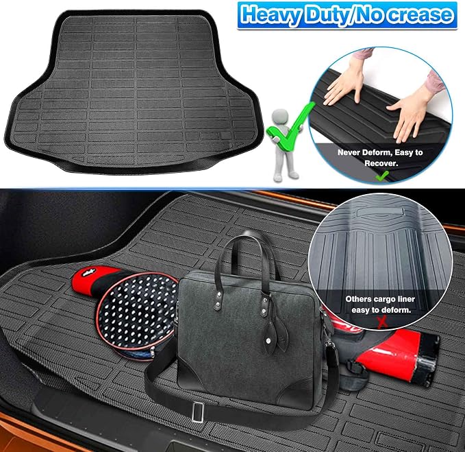 Sentra Cargo Liner - Trunk Mat for 2020-2025 2026, All Weather Cargo Mat for Sentra Accessories, Car Accessories