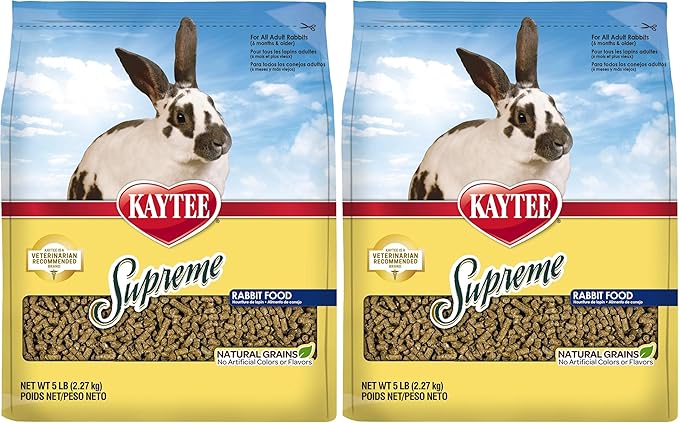 Kaytee Supreme Rabbit Food 5 lb,(Pack of 2)