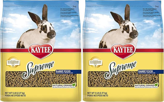 Kaytee Supreme Rabbit Food 5 lb,(Pack of 2)