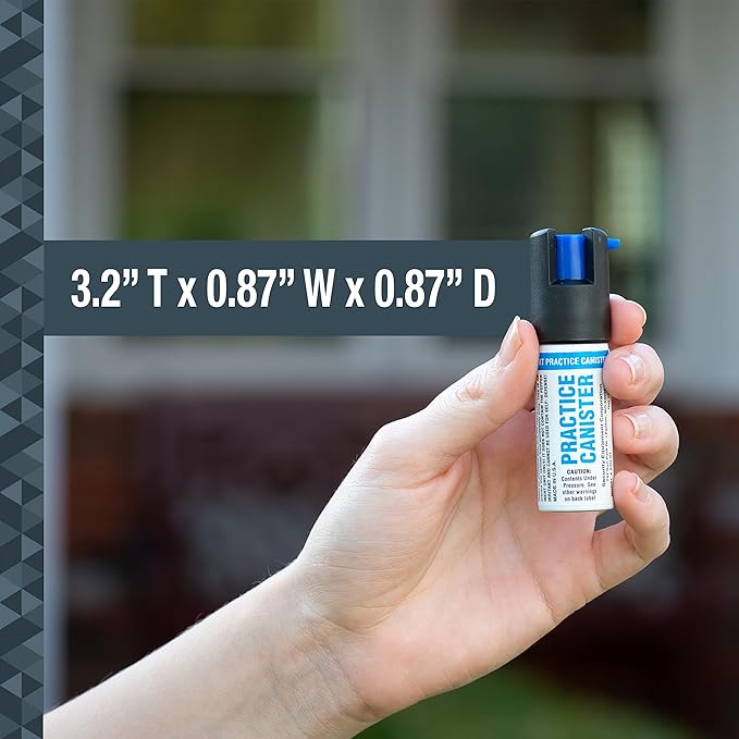 Sabre Pepper Spray - Quick Release Keychain for Easy Carry & Fast Access, Max Police Strength Self Defense OC Spray with UV Dye, 10 Sec. Spray Time, Finger Grip - Faster Aim, 0.54 fl oz,Secure Safety