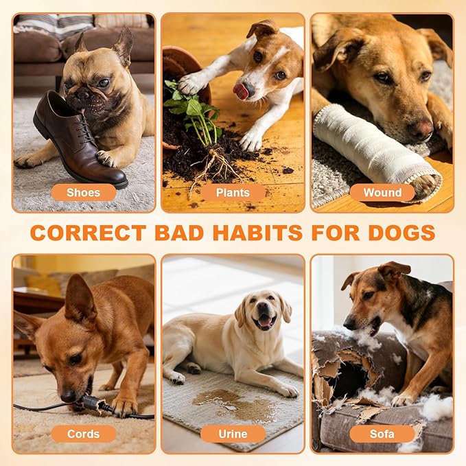 No Chew Spray for Dogs, Bitter Spray for Dogs to Stop Chewing & Licking, Natural Ingredients, Stop Destructive Behavior, Effectively Protect The Safety of Furniture,Plant,Shoes(120ml)