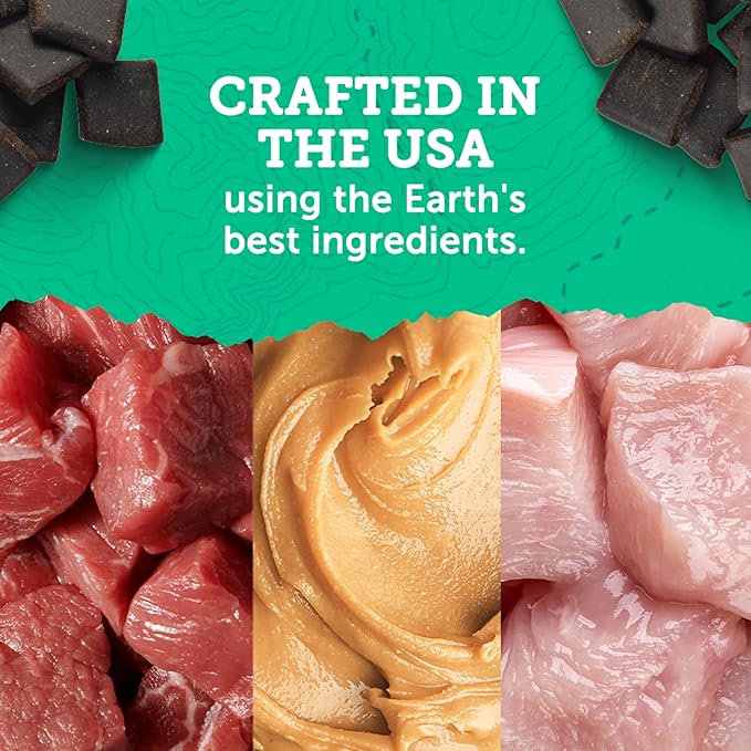 Zuke’s Hip and Joint Support Dog Treats for Adult Dogs of All Sizes, Senior Dog Treats made with Real Beef, 16 oz. Resealable Pouch - 16 oz. Bag
