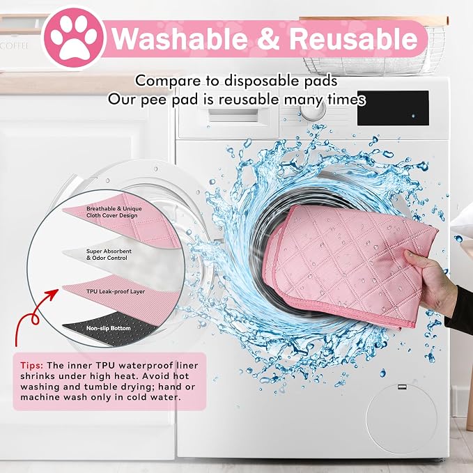 Siedihit Dog Cat Pet Playpen Tent Crate Cage with Washable Pad, Medium Pink | Breathable double-layer mesh Wide applicability Recovery After Surgery Portable Easy to Set up lightweight Recovering Pets