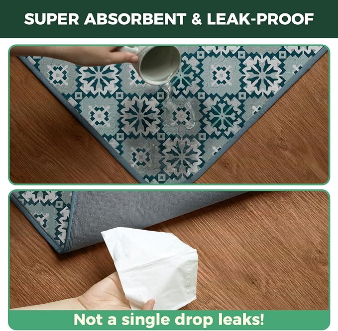 FXW Washable Pee Pads for Dogs, Super Absorbent, 63" Square, 1 Pack | Machine washable, Non-slip backing, Fits 24"H 8-Panel FXW Rollick/Homeplus Playpens