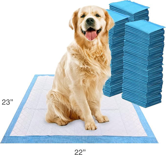 Four Paws Wee-Wee Superior Performance Dog Pee Pads, 150 Count | Quilted leak-proof puppy pads, dog housebreaking & potty training, 24-hour floor protection, pet supplies, 22" x 23"