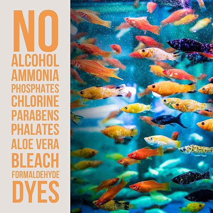 Aquarium Water Conditioner - All-in-1 Fish Tank Dechlorinator - Removes Ammonia, Nitrite, Chlorine & Chloramine, Detoxifies Heavy Metals - Freshwater & Saltwater - Treats 240 Gallons (4 fl oz)