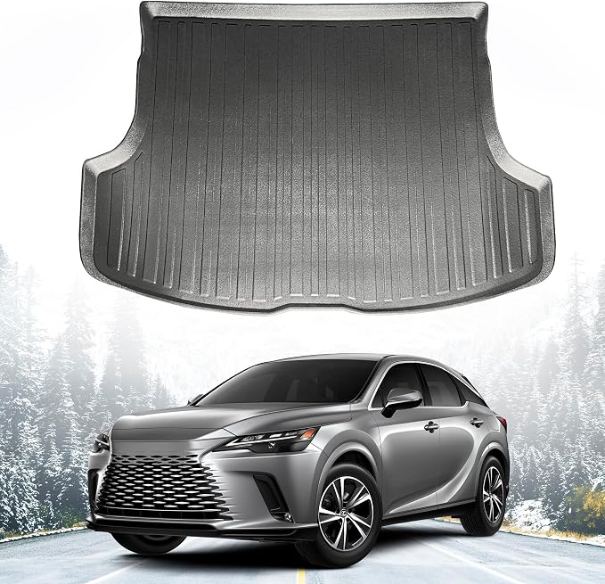 Premium Cargo Liner for Lexus RX 350 350H 500H 2023-2025, 2026 100% Protection - Custom Fit Car Trunk Mat - All-Season Black Cargo Mat - 3D Shaped Laser Measured Trunk Liners for Lexus RX