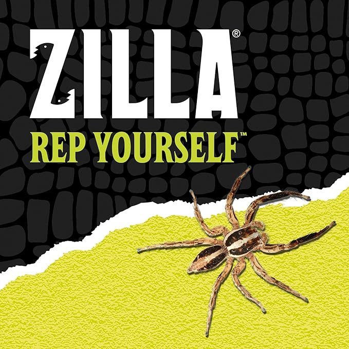 Zilla Micro Habitat Terrarium, Arboreal, with Locking Latch, for Isopods, Spiders, Insects, Small