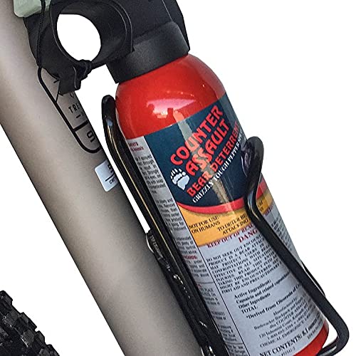 BILLY FLAMINGOS BRAND Bear Spray Bottle Holder Cage – Fits All Bikes