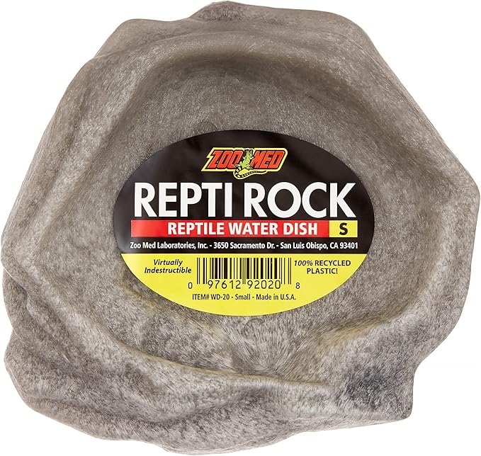 Zoo Med Reptile Rock Water Dish, Small