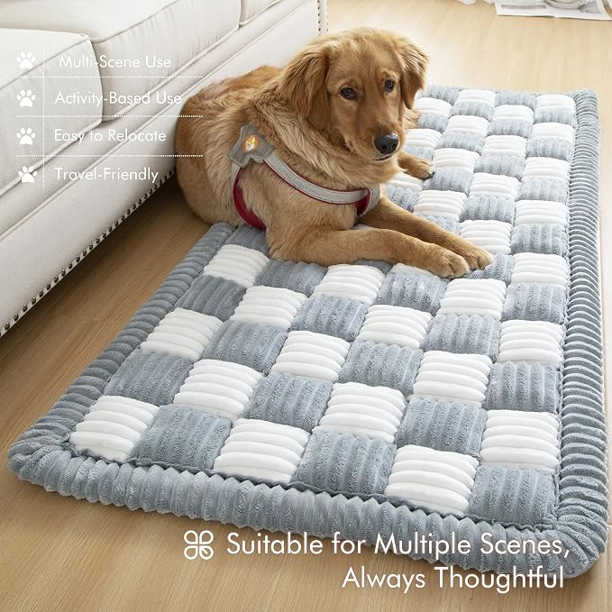 Couch Cover for Sofa, Sectional Couch Cover for Dogs, Sofa Cover Washable, Cushion Cover Blanket Pad Bed Mat for Pets, Fleece Furniture Protector, Grey, 27.6x70.9in