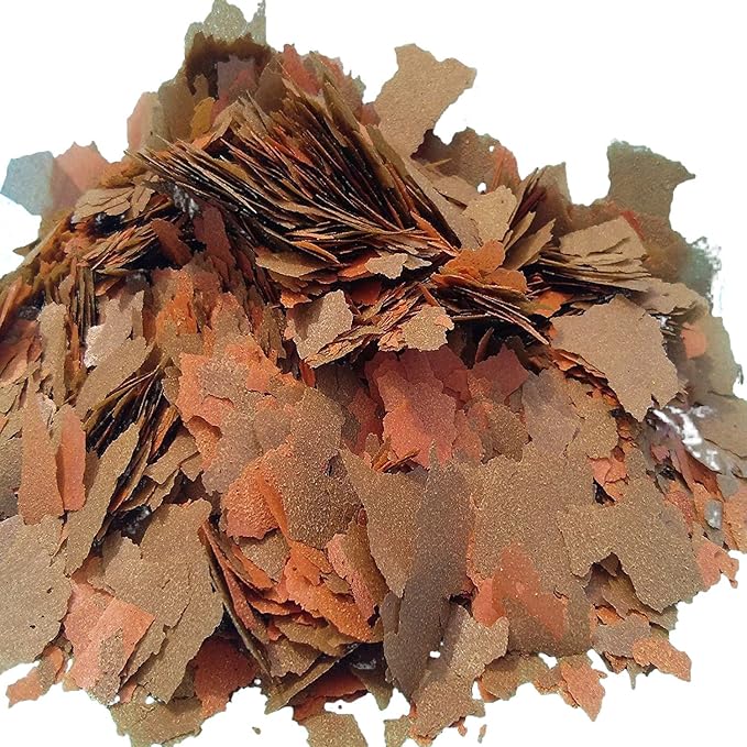 Aquatic Foods Inc. Flakes - 45% California Blackworm & Brine Shrimp Flake Mix for Angels, Discus, Cichlids, Tetras, Guppies, Live Bearers, All Community Tropical Fish - Premium AF Flakes - 1-lbs