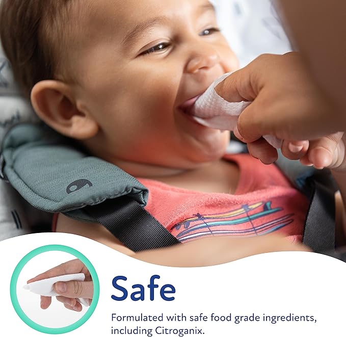 Dr. Talbot's Baby Tooth and Gum Wipes Naturally Inspired With Citroganix, 2-pack, 96 count