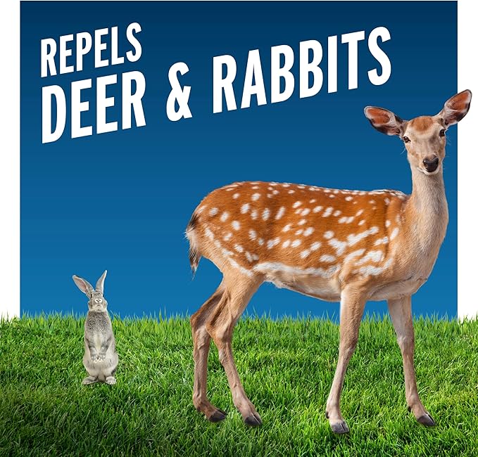 Liquid Fence Deer And Rabbit Repellent Ready-To-Use 1 Gallon, Apply Year-Round, 4 Pack