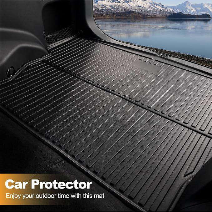 Trunk Mat Fit for 2022-2026 Honda Civic Hatchback Sport/EX-L/LX - AOMSAZTO Cargo Liner TPE Trunk Liner Cargo Mat Replacement for 11th Gen Honda Civic Accessories Black (Not for Hybrid/Sport Touring)