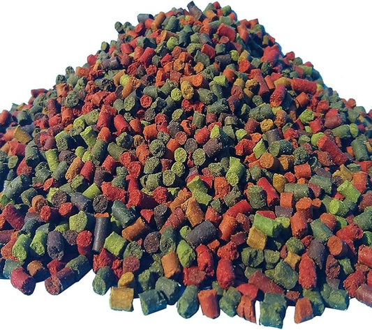 Aquatic Foods Inc. Ultra 8 Type 1/8" x 5/16" Sinking Tropical Mix Bits, Shrimp, Snails, Discus, Cichlids, Pelcos, Cories, All Community Tropical Fish…1-lb