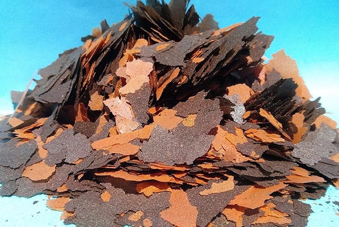 Aquatic Foods Inc. Flakes - 45% California Blackworm & Color Brightner Flake Mix for Discus, Cichlids, Tetras, Guppies, Live Bearers, All Community Tropical Fish - Premium AF Flakes - 1/4-lbs