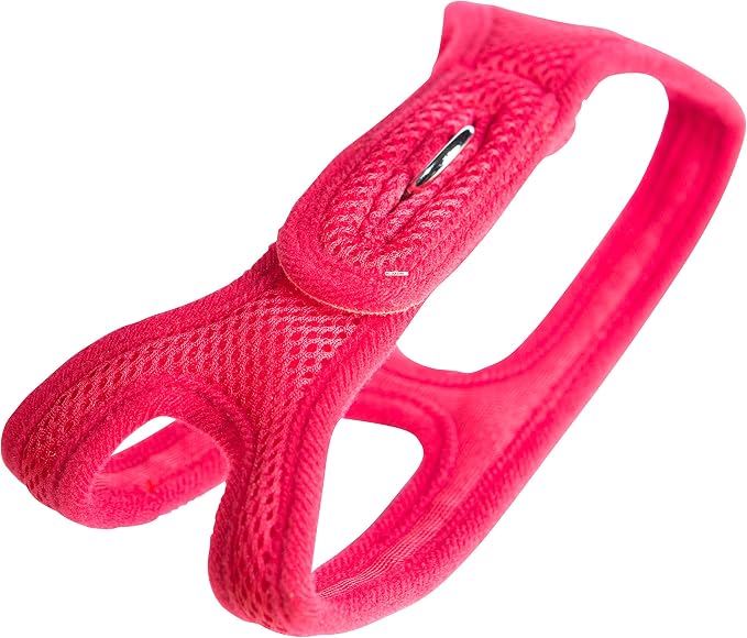 Velpro Mesh Pet Shoulder Harness Collar, 11"-12", Red