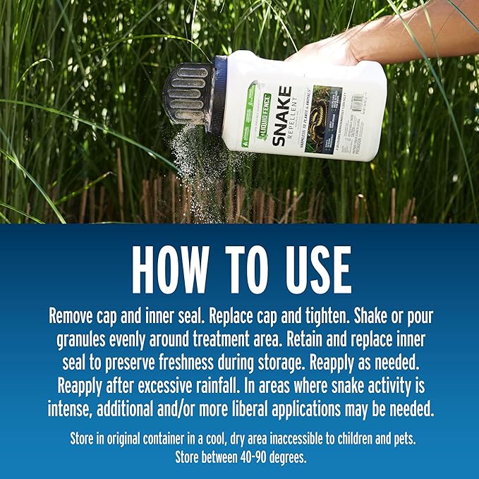 Liquid Fence Snake Repellent Granular, 2-Pound, 6-Pack, Plain
