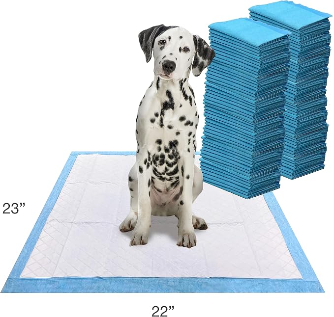 Four Paws Wee-Wee Ultimate Attractant Dog Pee Pads, Grass Scent, 100 Count | Smells like real grass, leak-proof puppy pads, dog housebreaking & potty training, 24-hour floor protection, 22" x 23"