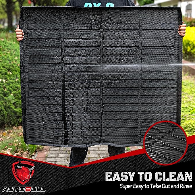Cargo Liner Compatible with 2017-2024 Cadillac XT5 Cargo Mat，All Weather Protection Trunk Liner Rear Trunk mat，Black