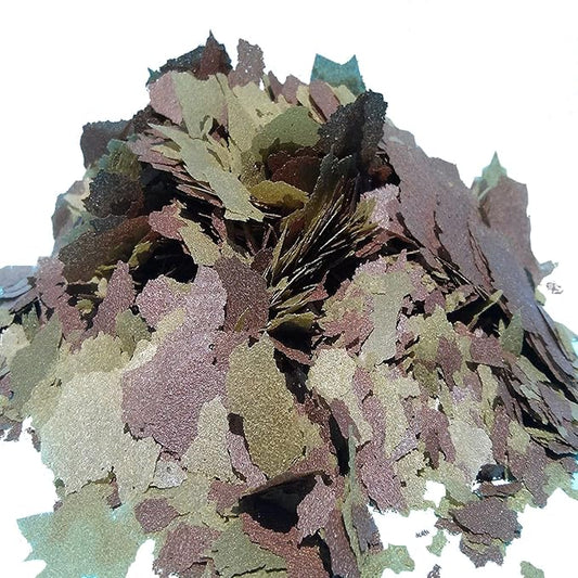 Aquatic Foods Inc. Flakes - 45% California Blackworm & Spirulina Green GRO Flake Mix for Discus, Cichlids, Tetras, Guppies, Live Bearers, Pond Fish, ATropical Fish - Premium AF Flakes - 2-lbs