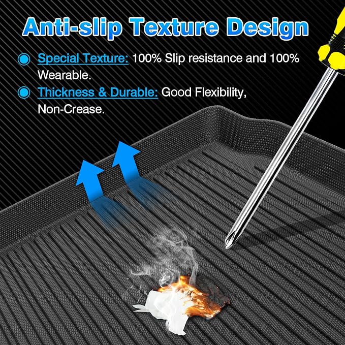 Cartist Cargo Liner for Nissan Murano 2025 2026, All Weather Trunk Mat for Murano Accessories, Anti-Slip Heavy Duty