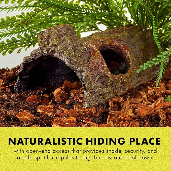 Zilla Pet Reptile Bark Bends Terrarium Decor, Large