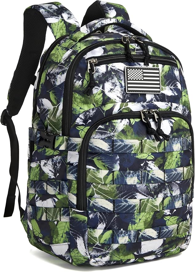 Wotony Military tactical backpack, backpack for men black small tactical assault bag