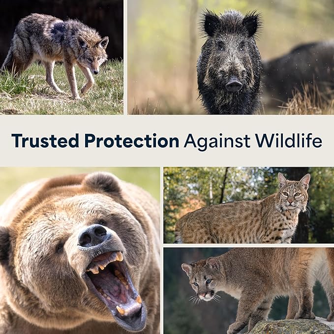 Mace Animal Defense Sprays - EPA Registered Animal Deterrent, Max Strength OC, Outdoor Safety Personal Protection for Women & Men, Guard Alaska Bear Spray OR Mace Dog Spray Options