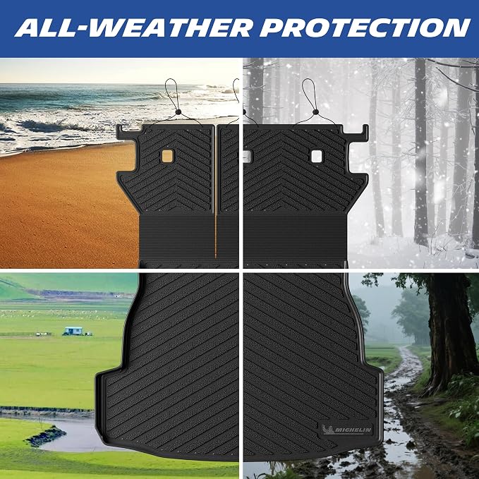 Michelin Vehicle Mats, Premier Series All-Weather TPE Custom Fit Liner for Toyota RAV4 Hybrid 2026-2027 Trunk Mat (1 Piece)