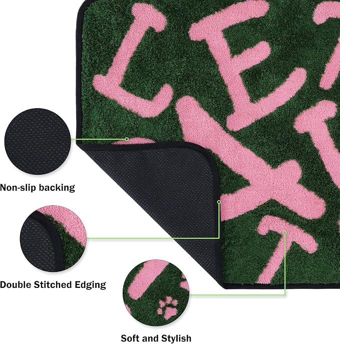 Reusable Puppy Pads , Washable Pee Pads for Dogs 23" x 36" 2 Pack | Super Absorbent & Leakproof Potty Training Pads, Plush Grass-Look With Non-Slip Backing For Crates, Playpens & Small Pets