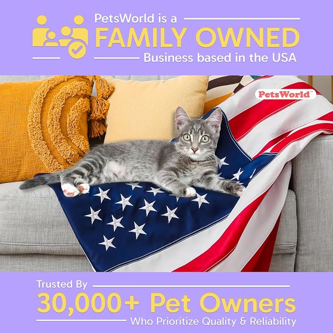 PetsWorld Universal Fit Cat Pad Refills for Litter Box, Unscented, Odor Control, Pack of 600