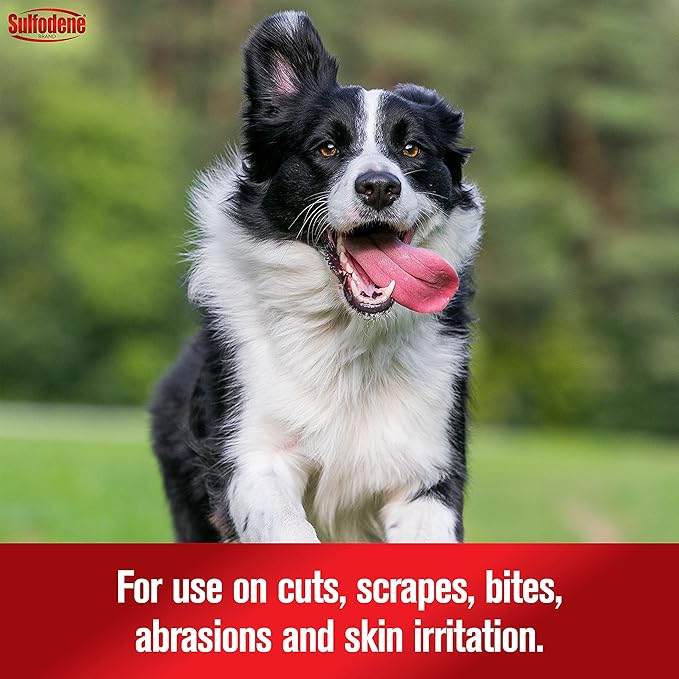 Sulfodene Dog Wound Care 3-Way Ointment, Relieves Pain & Prevents Infection for Dog Cuts, Scrapes, Bites and Injuries, 2 Ounce (Pack of 2)