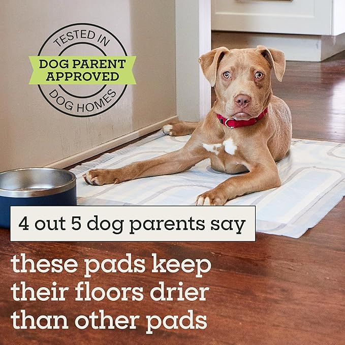 Pet Life Unlimited Smart Prints XL Puppy Pads for Dogs, Potty Training Pee Pads, 52 Count, 26" x 30", Leak-Proof, Super Absorbent, Quick-Dry, Patterned Pads with Odor Control, Made in USA