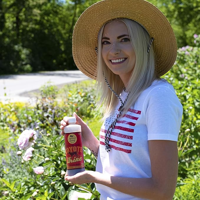 16 oz Coyote Urine- Protect Your Garden with Real Predator Urine, an American Heritage Industries Product
