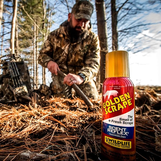 Wildlife Research Center Golden Scrape Scent Deer Attractant Lure for Whitetail Deer Hunting