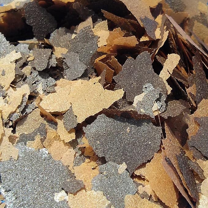 Aquatic Foods Inc. Flakes - 45% California Blackworm & Plankton/Krill/Spirulina Flake Mix for Discus, Cichlids, Tetras, Guppies, Live Bearers, Pond Fish, All Tropical Fish Premium AF Flakes - 1/8-lbs