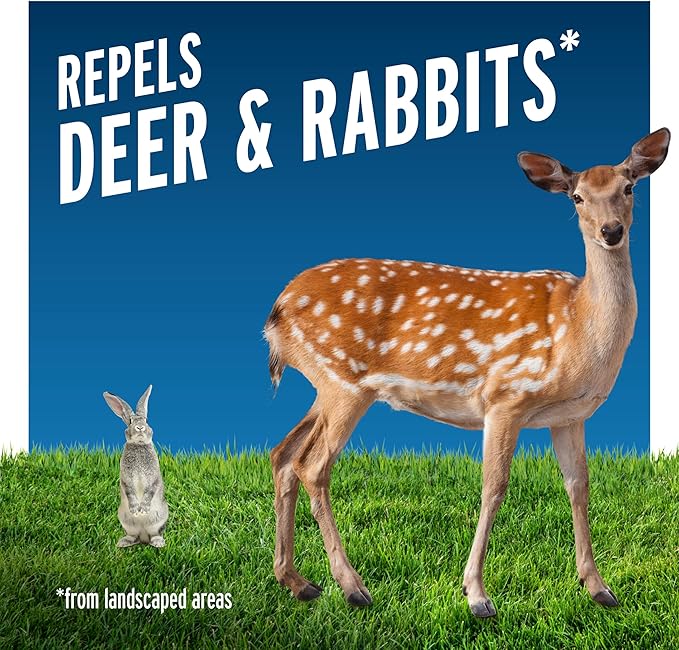 Liquid Fence Deer And Rabbit Repellent Ready-To-Use, Apply Year-Round, 32 Ounces