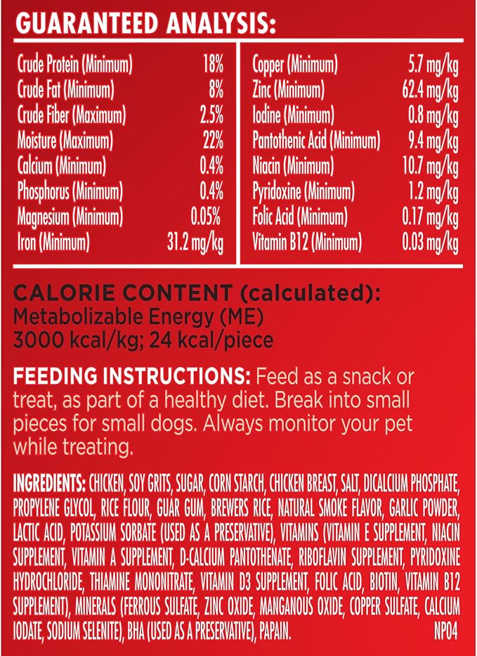 Milk-Bone Soft & Chewy Dog Treats, Made with Real Chicken, 25 Ounce Canister (Pack of 2)