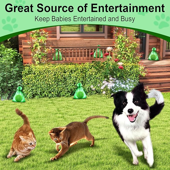 Cat Deterrent Outdoor, 12 Pack Natural Peppermint Oil Cat Deterrent Outdoor& Indoor with Essential Oils Keep Cats Away from Garden, Furniture, and More, Protect Your Yard and Furniture