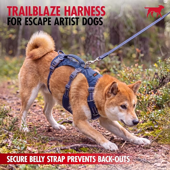 Tuff Pupper Escape Proof Dog Harness for Extra Small Dogs | No Pull Lightweight Adjustable Harness | No Escape Multifunctional Outdoor Pet Gear | Strong Durable Breathable | Secure Comfortable Fit