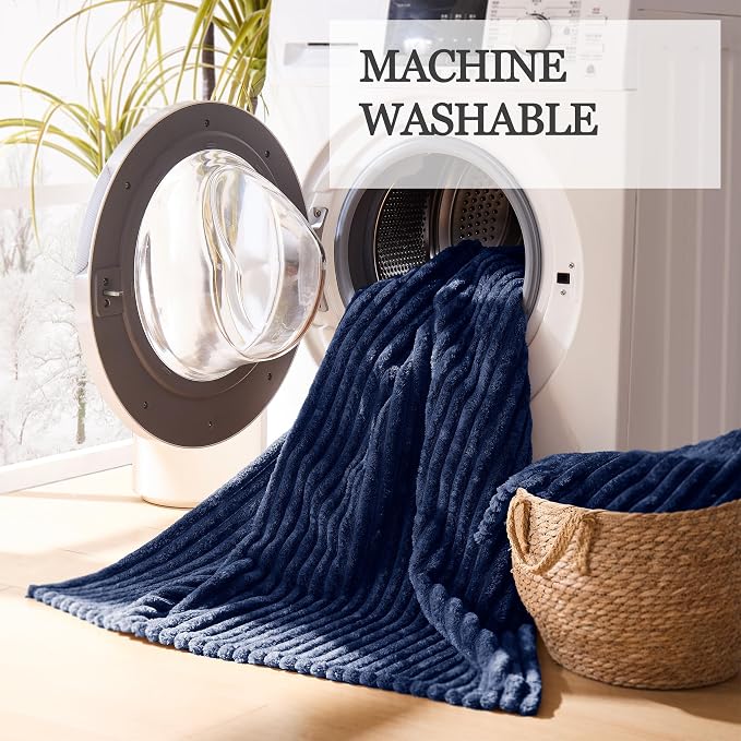 Waterproof Couch Cover for Dogs Non-Slip, Fuzzy Soft Pet Couch Covers for Sofa, Pet Friendly Area Rug Dog Bed Covers Washable Sofa Cover Mat (Navy Blue, 58" x 82" 1 Pack)