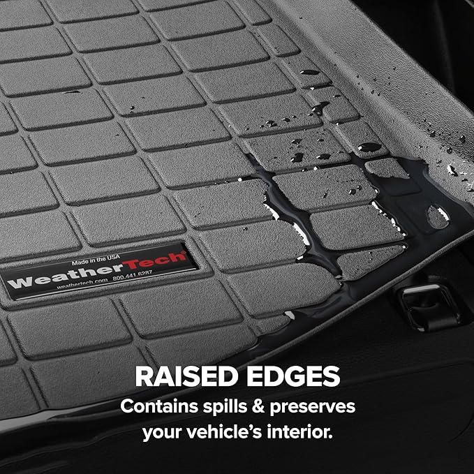 WeatherTech Cargo Trunk Liner for Kia Sportage Hybrid, Sportage Plug-in Hybrid Behind 2nd Row (401694), Black