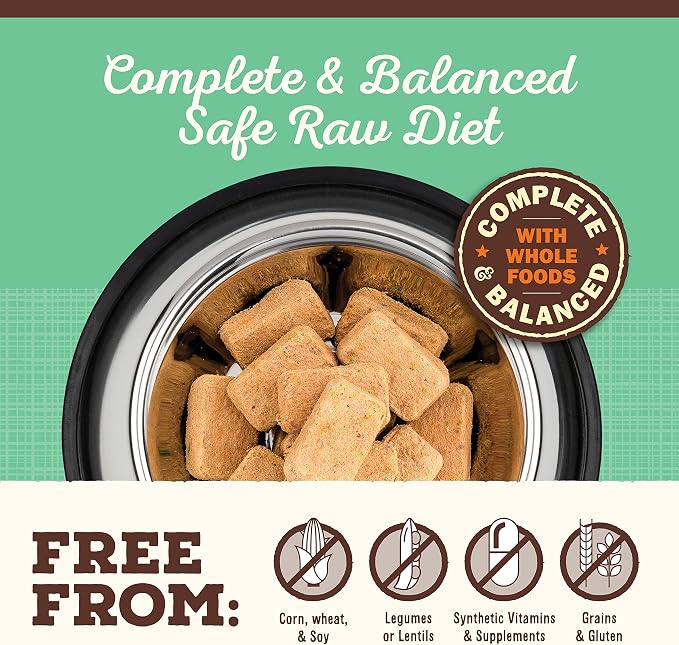 Primal Freeze Dried Dog Food Nuggets, Chicken; Complete & Balanced Meal; Also Use as Topper or Treat; Premium, Healthy, Grain Free, High Protein Raw Dog Food, 14 oz (Pack of 2)