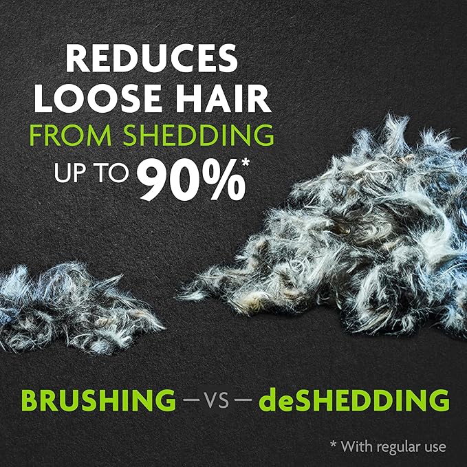 FURminator Large Dog Undercoat deShedding Tool for Long Hair | Reduces Loose Hair From Shedding, Easy Clean-Up, For Dogs Over 50 lbs, Use Weekly, Ergonomic Handle For Comfort
