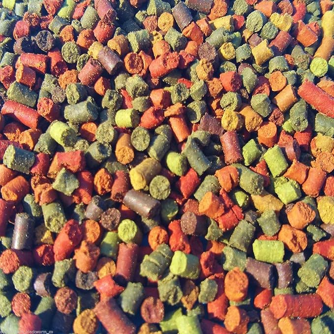 Aquatic Foods Inc. Ultra 8 Type 1/8" x 5/16" Sinking Tropical Mix Bits, Shrimp, Snails, Discus, Cichlids, Pelcos, Cories, All Community Tropical Fish…1/4-lb