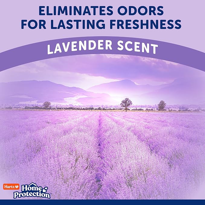 Hartz Home Protection Lavender Scented Odor Eliminating Dog Pads, 21 x 21 (100 Count) (Pack of 2)